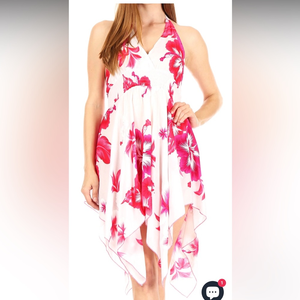 Tropical print halter Neck Dresses! TWO DRESSES FOR $15 Like new